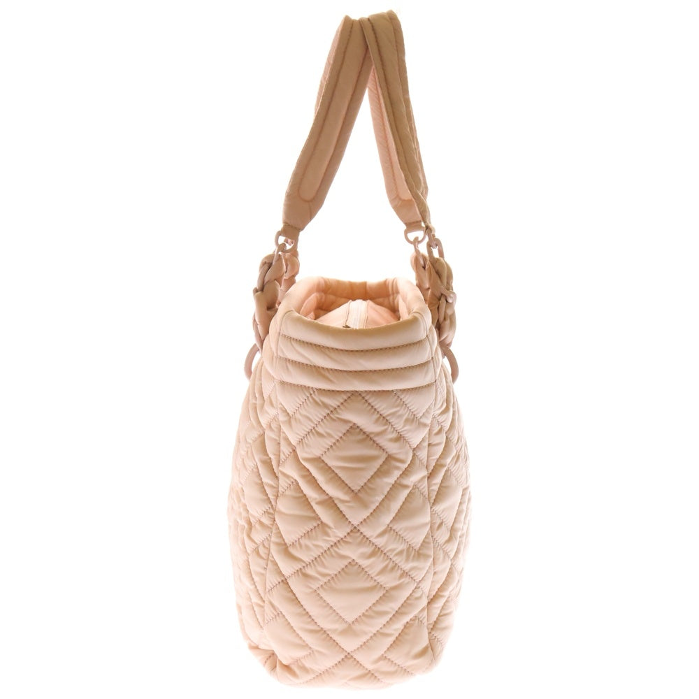 TORY BURCH(トリー バーチ) チェーン トートバッグ ピンク ナイロン ハンドバッグ