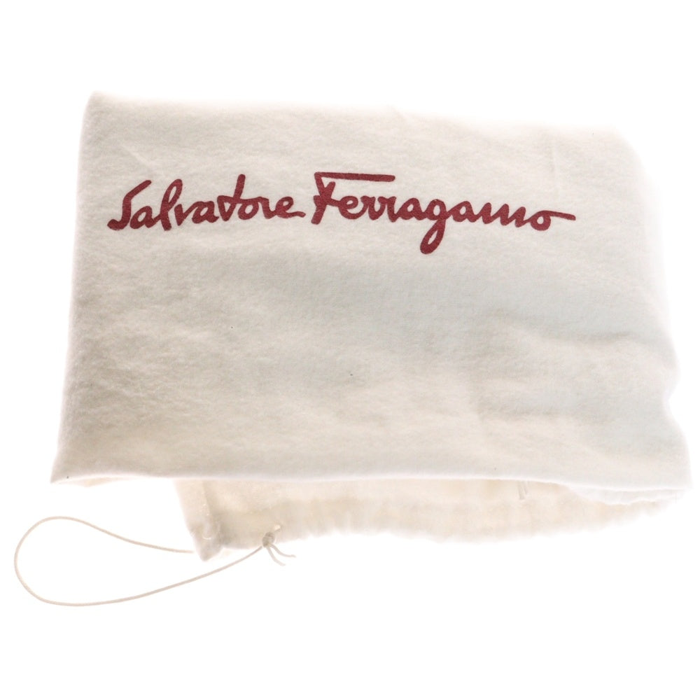 Salvatore Ferragamo(サルヴァトーレ フェラガモ) ハンドバッグ フラワーモチーフ ベージュ レザー トートバッグ