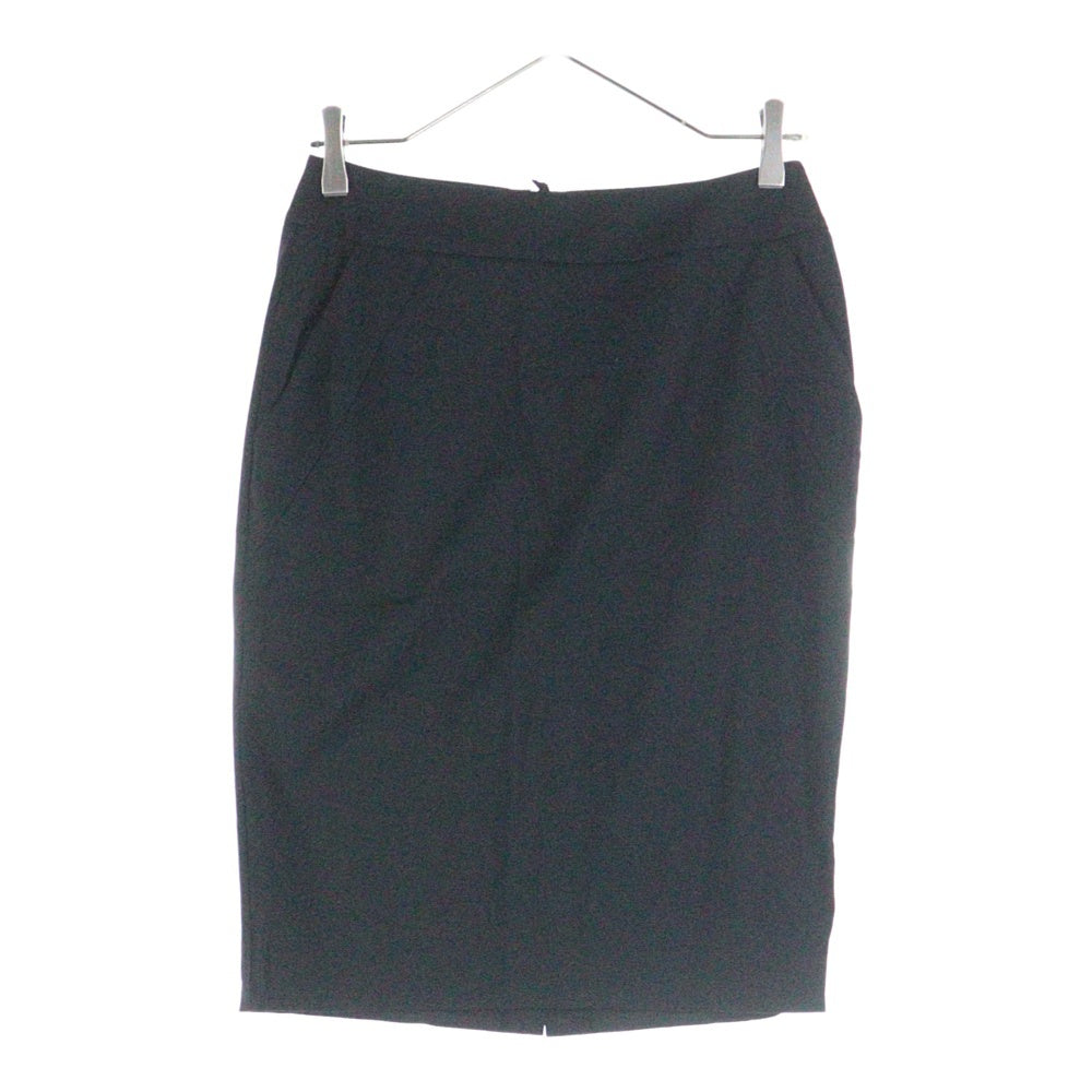 EMPORIO ARMANI(エンポリオアルマーニ) バックジップタイトスカート ブラック レディース 〇