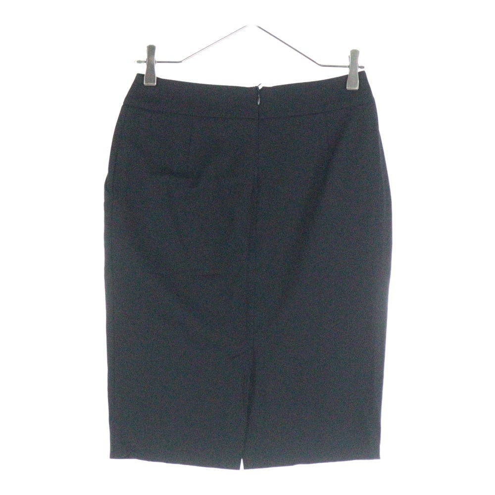 EMPORIO ARMANI(エンポリオアルマーニ) バックジップタイトスカート ブラック レディース 〇