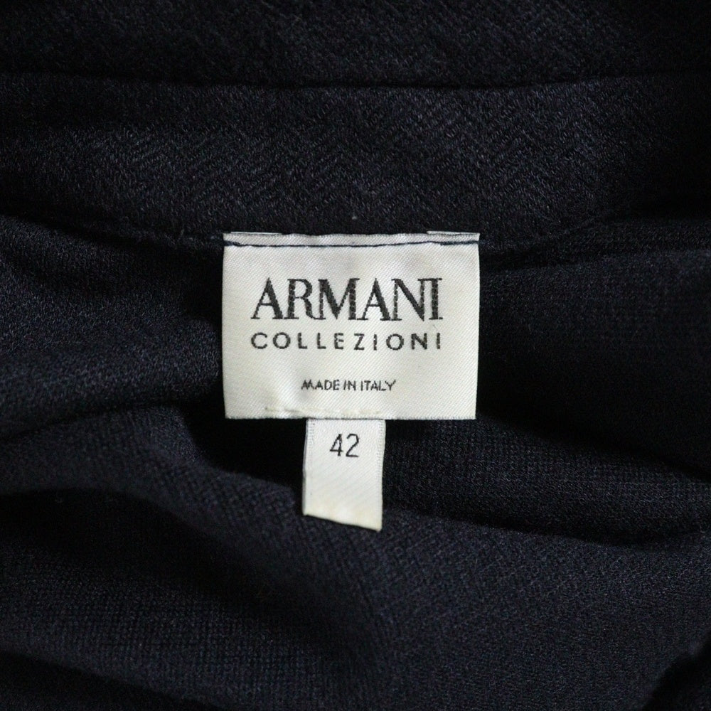 ARMANI COLLEZIONI(アルマーニ コレツィオーニ) 1Bジャケット ネイビー 〇 レディース