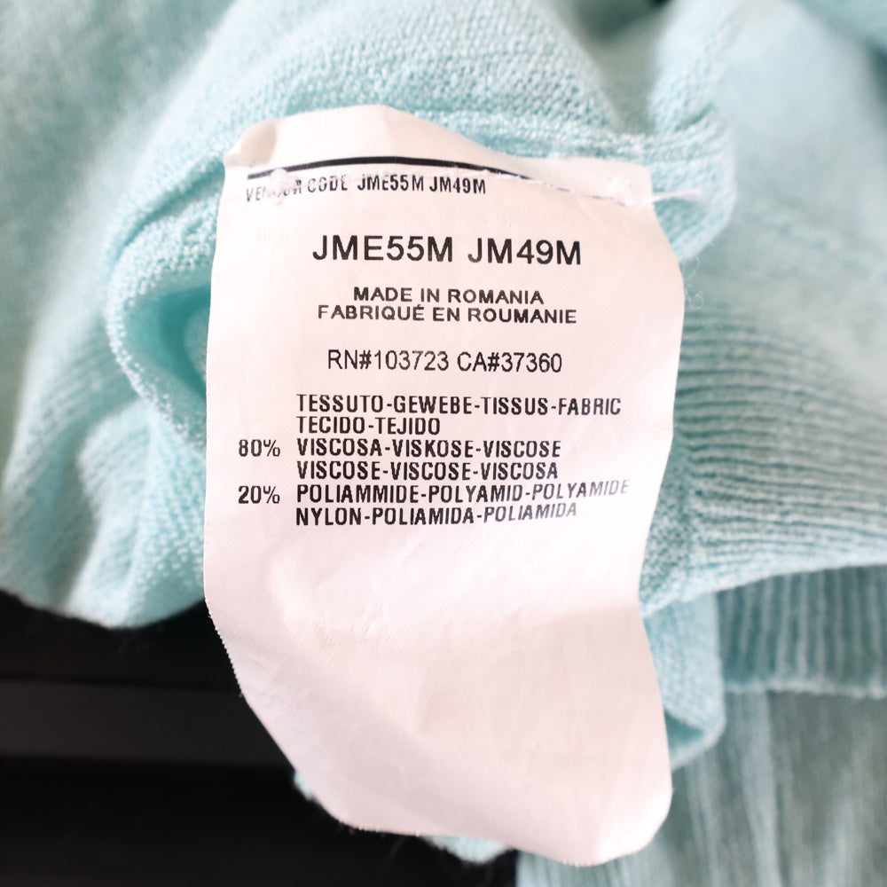 ARMANI COLLEZIONI(アルマーニ コレツィオーニ) レーヨンニット ロングスリーブ 長袖 カーディガン ライトブルー