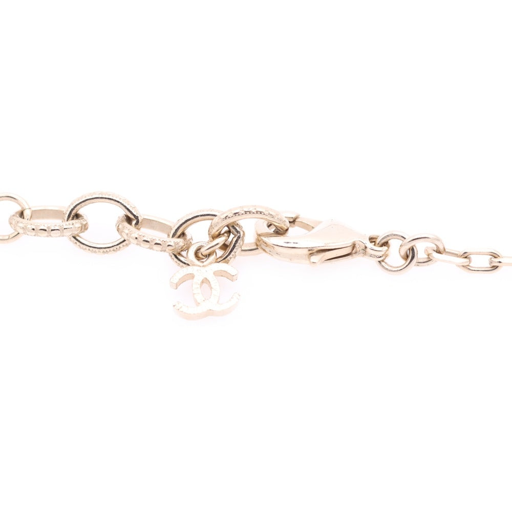CHANEL(シャネル) I LOVE COCO アイラブココ ココマーク ロゴ フェイクパール チェーンネックレス ゴールド A17P