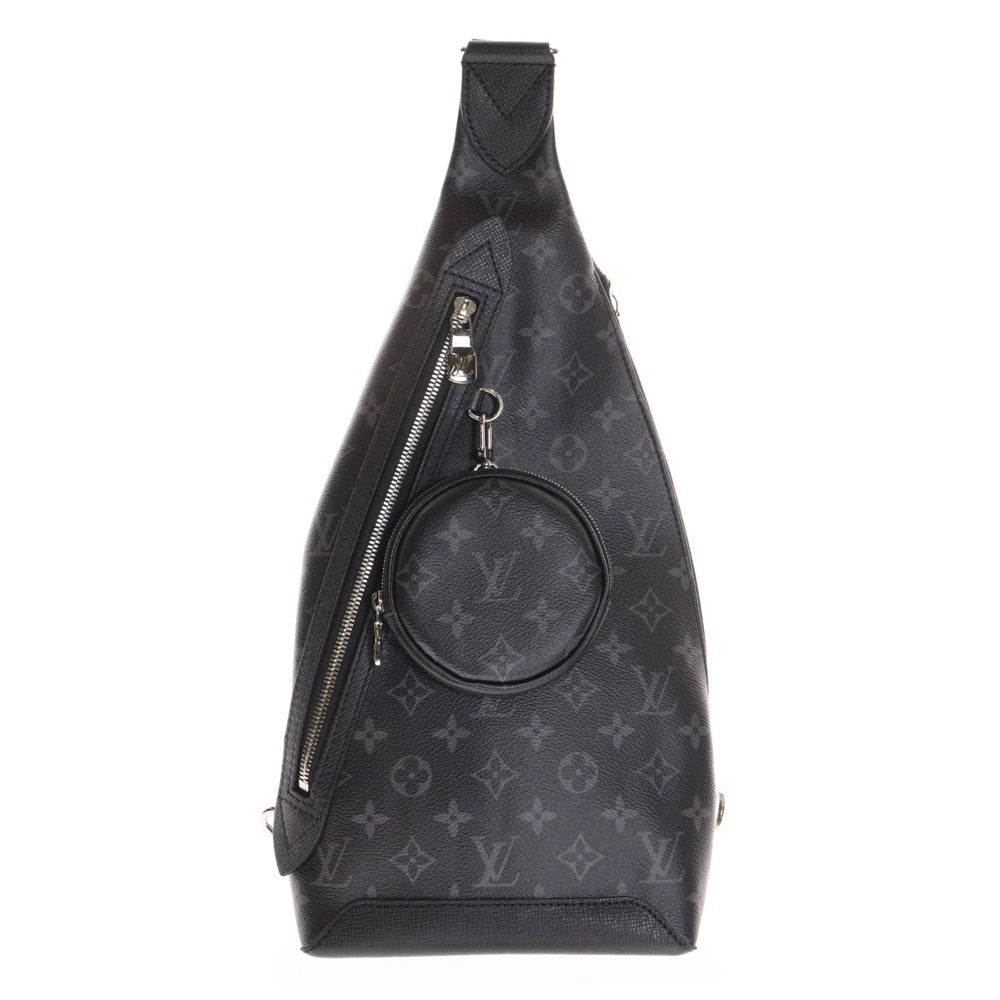 LOUIS VUITTON(ルイヴィトン) モノグラムエクリプス タイガラマ デュオ・スリングバッグ ブラック PVC ボディバッグ M30936 ICタイプ