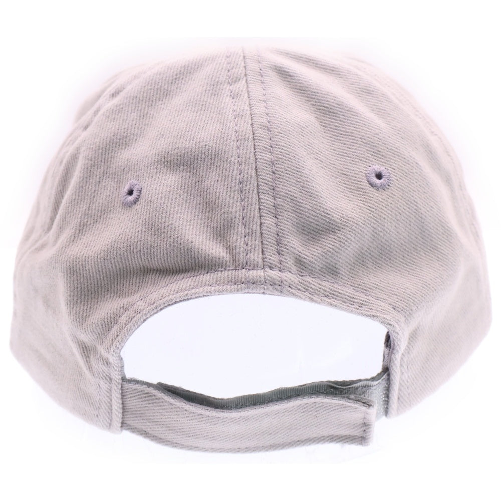 BALENCIAGA(バレンシアガ) ロゴキャップ グレー コットン 帽子 メンズ