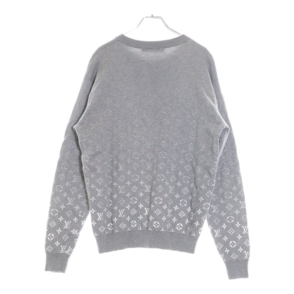 LOUIS VUITTON(ルイヴィトン) 21SS Gradient Monogram L/S Knit グラディエントモノグラム クルーネック長袖セーター RM211Q USO HKN46W