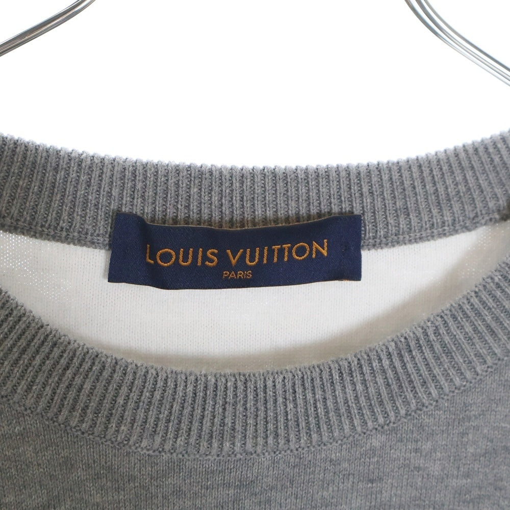 LOUIS VUITTON(ルイヴィトン) 21SS Gradient Monogram L/S Knit グラディエントモノグラム クルーネック長袖セーター RM211Q USO HKN46W