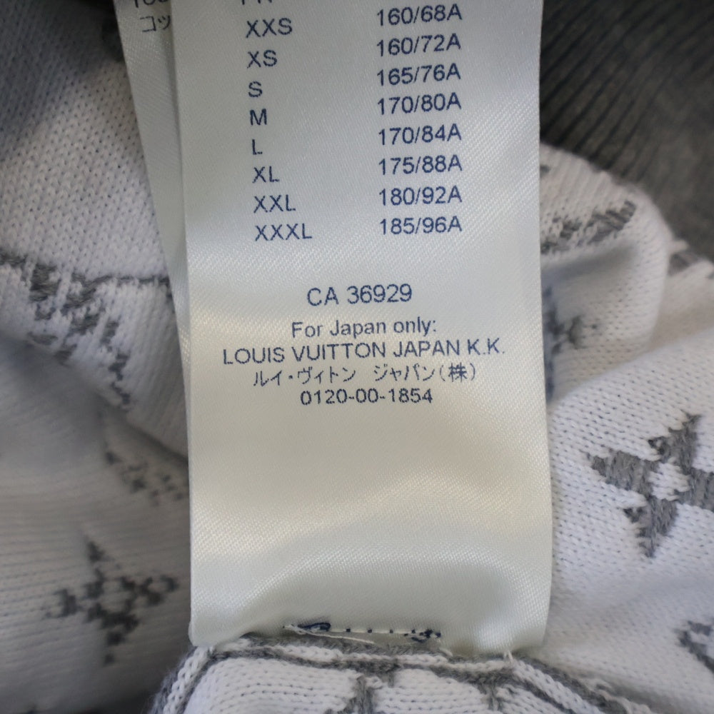 LOUIS VUITTON(ルイヴィトン) 21SS Gradient Monogram L/S Knit グラディエントモノグラム クルーネック長袖セーター RM211Q USO HKN46W
