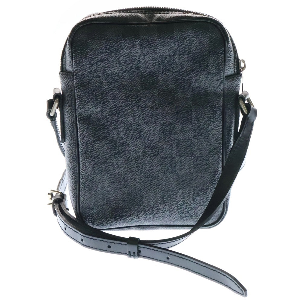 LOUIS VUITTON(ルイヴィトン) ダミエグラフィット レム レザーショルダーバッグ グレー N41446