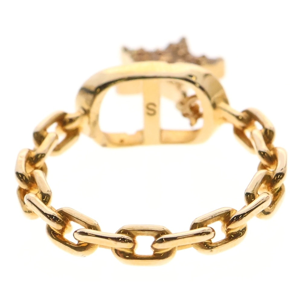 DIOR(ディオール) Petit CD チャーム リング ゴールド #S