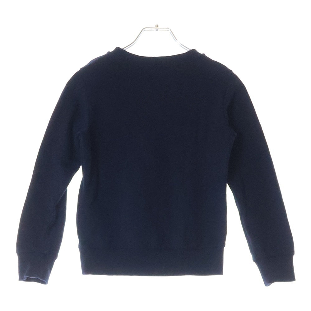 MONCLER(モンクレール) 22AW ロゴプリント ワッペン クルーネック プルオーバースウェットトレーナー ネイビー キッズ H29548G00035 809AG