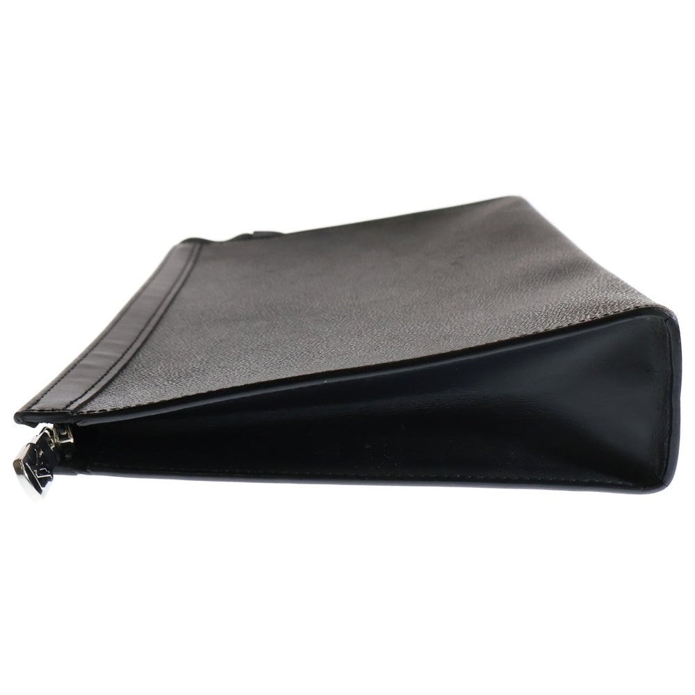LOUIS VUITTON(ルイヴィトン) ポシェットヴォワヤージュMM ダミエ グラフィット セカンド クラッチバッグ ブラック N41696 TA0139