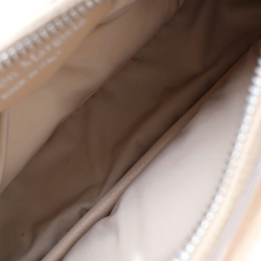 Maison Margiela 0(メゾンマルジェラ) 23SS グラムスラム ホーボー レザー マイクロ チェーン ショルダーバッグ ベージュ レディース SB1WG0021