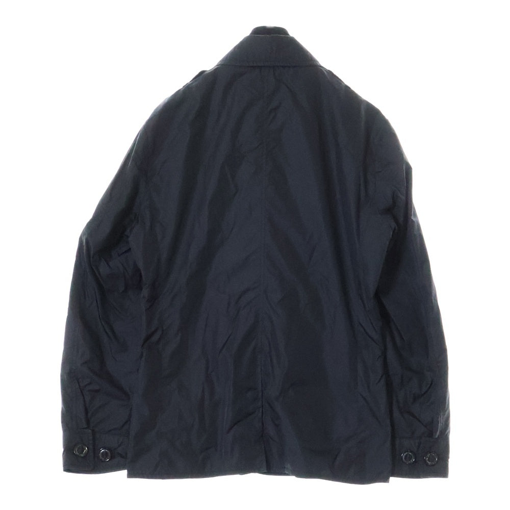 MONCLER(モンクレール) KENYA GIUBBOTTO ボーダーハイネック ナイロンミリタリージャケット ブルゾン ブラック 101-092-41120-50