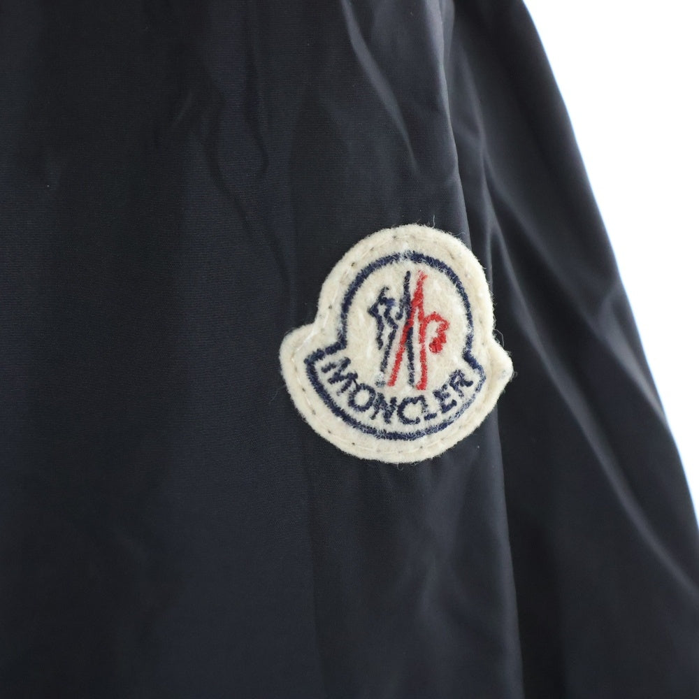 MONCLER(モンクレール) KENYA GIUBBOTTO ボーダーハイネック ナイロンミリタリージャケット ブルゾン ブラック 101-092-41120-50