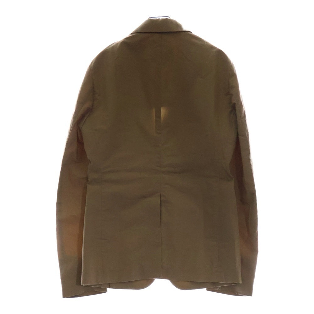 MONCLER(モンクレール) POTHUAU スリーブロゴ シルク混 コットンテーラードジャケット ベージュ D10913030500 549NY