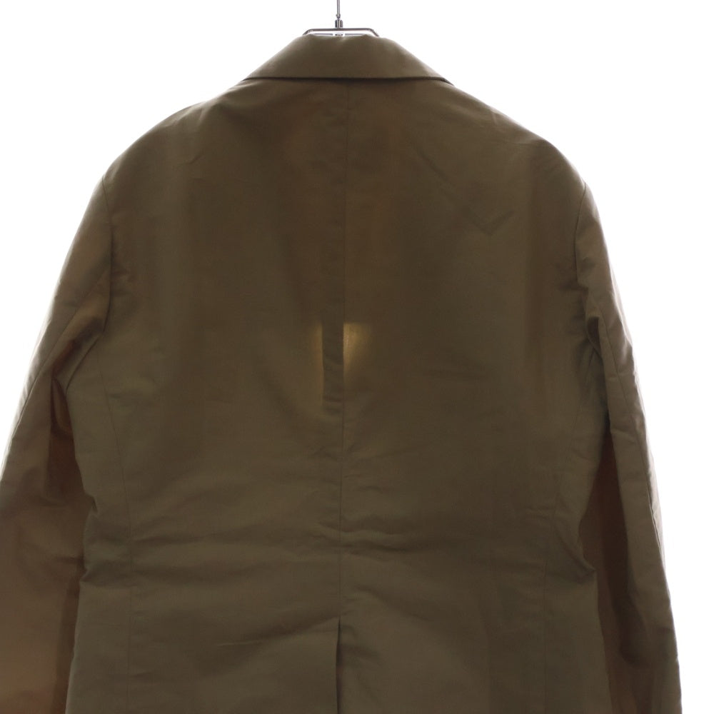 MONCLER(モンクレール) POTHUAU スリーブロゴ シルク混 コットンテーラードジャケット ベージュ D10913030500 549NY