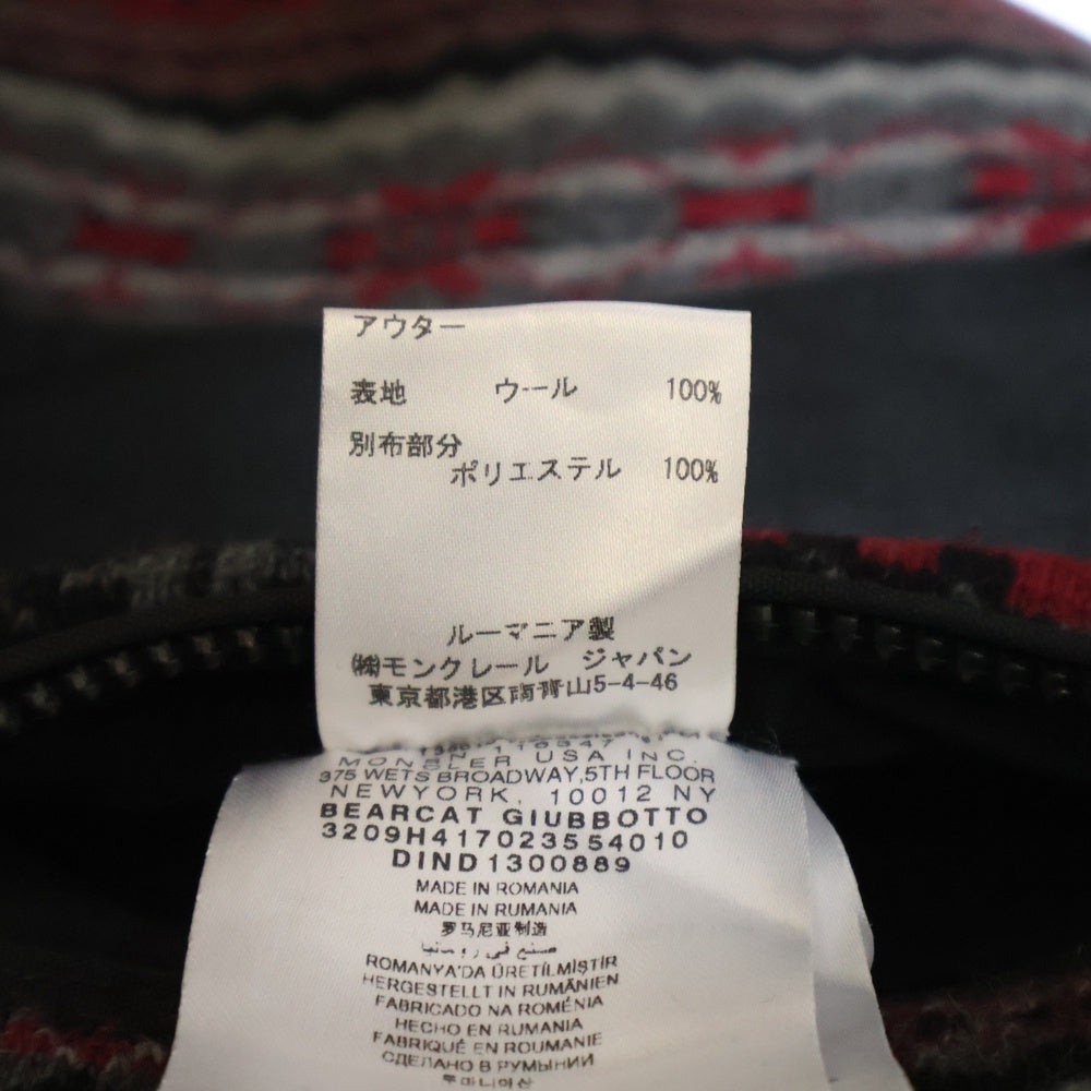 MONCLER(モンクレール) W BEARCAT 3WAYノルディックニット ナイロン マウンテンパーカー ジャケット 3209H41723554010