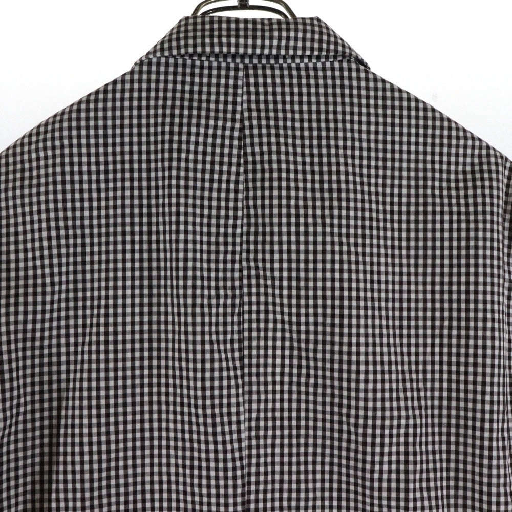 ZARA MAN(ザラマン) チェック柄 テーラードジャケット ブラック×ホワイト 〇