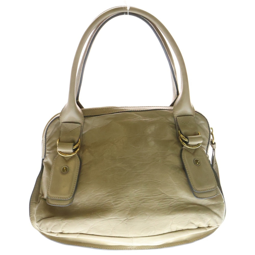 Chloe(クロエ) ベイ レザーハンドバッグ ベージュ ボストンバッグ