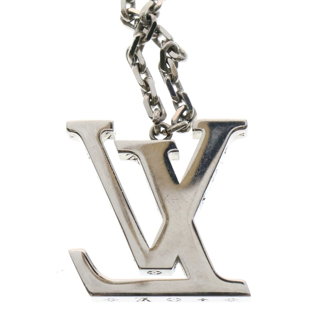 LOUIS VUITTON(ルイヴィトン) LVカラーズ ネックレス ペンダント シルバー×グリーン M00526