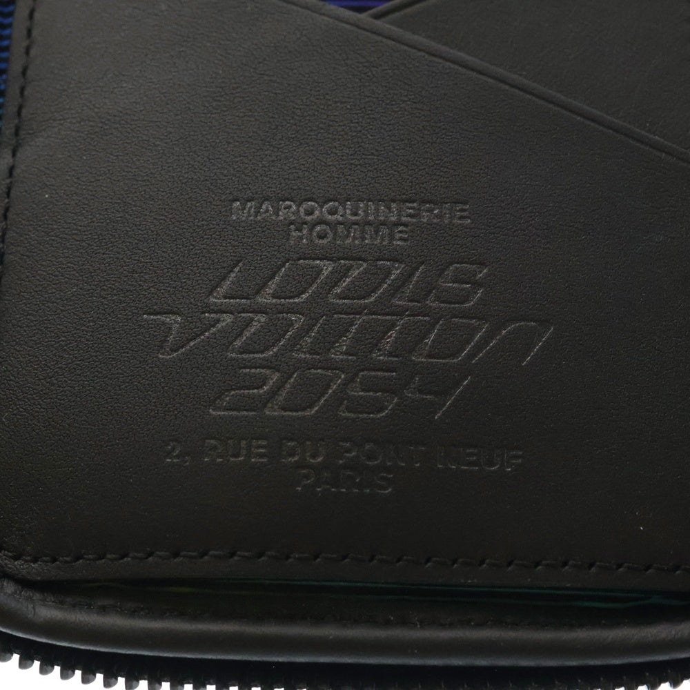 LOUIS VUITTON(ルイヴィトン) 3Dモノグラム ダブルフォンポーチ M80141 ナイロン ブラック ショルダーバッグ