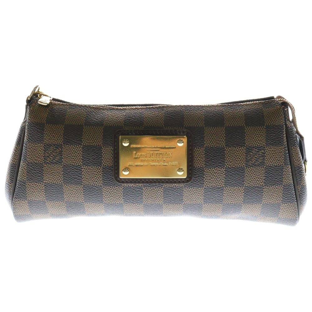 LOUIS VUITTON(ルイヴィトン) ダミエ エヴァ ハンドバッグ ミニバッグ チェーンバッグ ブラウン ゴールド金具 PVC M55213