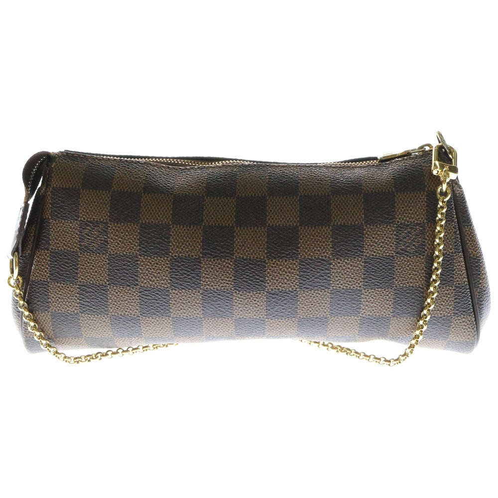 LOUIS VUITTON(ルイヴィトン) ダミエ エヴァ ハンドバッグ ミニバッグ チェーンバッグ ブラウン ゴールド金具 PVC M55213