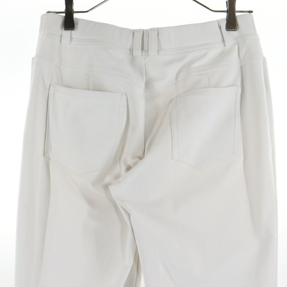 Provador(プロバドール) ストレッチ ストレートパンツ ホワイト レディース