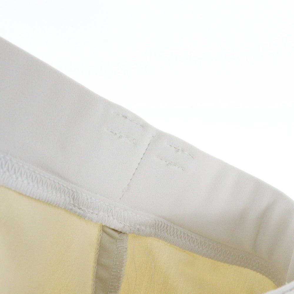 Provador(プロバドール) ストレッチ ストレートパンツ ホワイト レディース