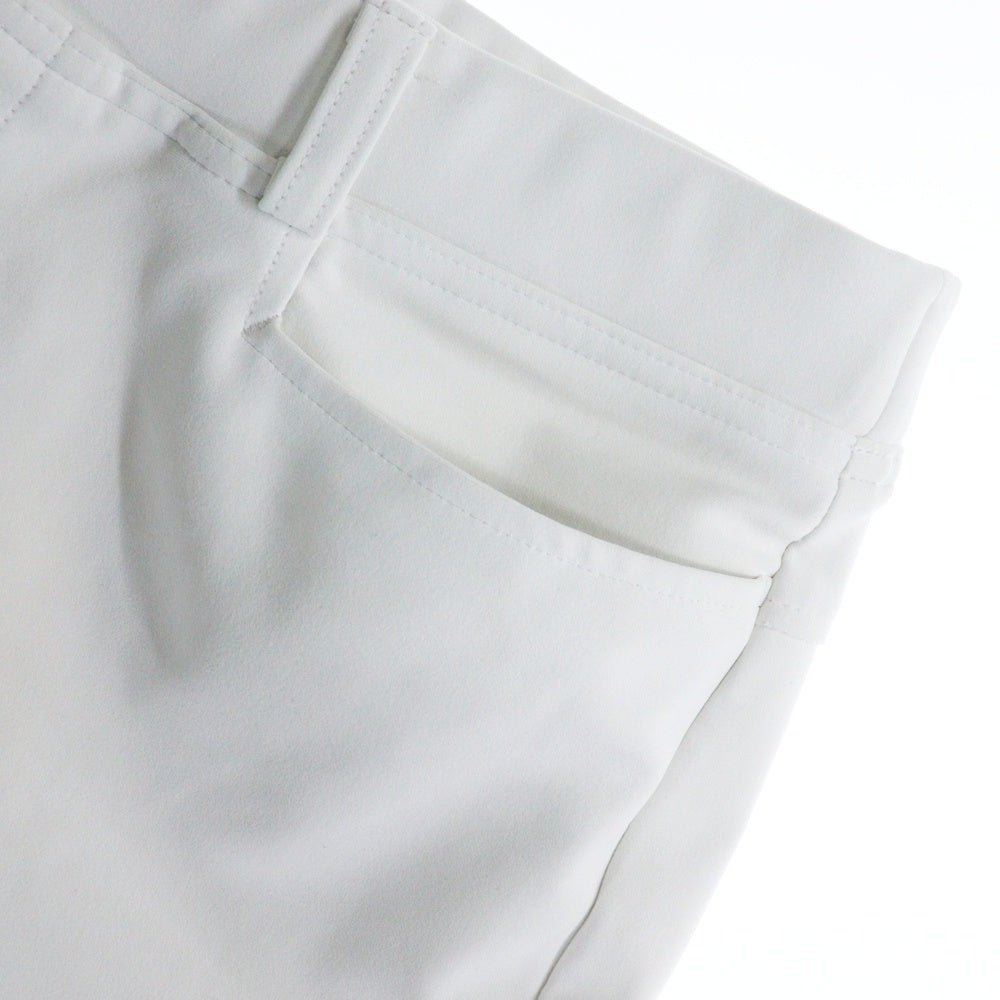 Provador(プロバドール) ストレッチ ストレートパンツ ホワイト レディース