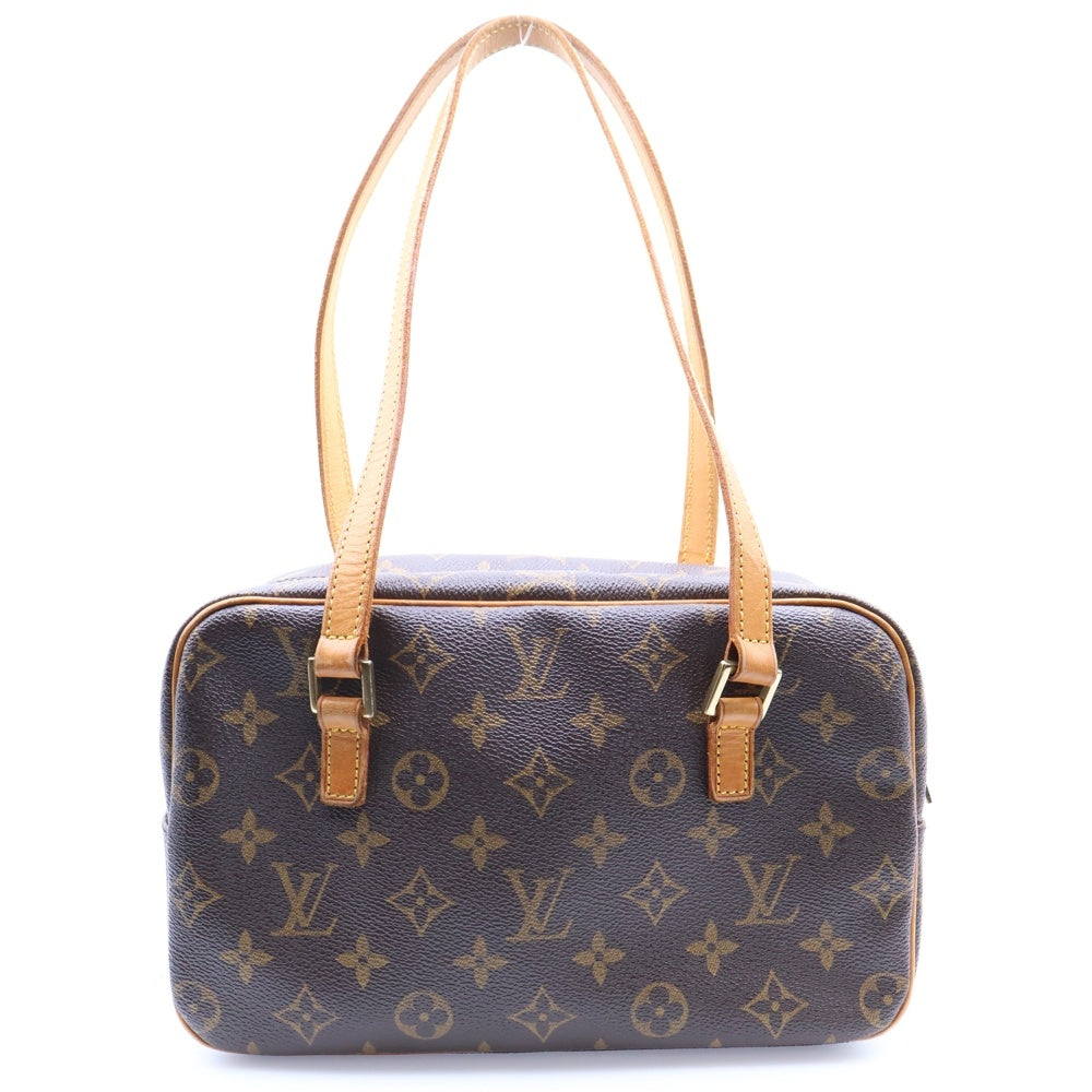 LOUIS VUITTON(ルイヴィトン) モノグラム シテMM レザーハンドバッグ ブラウン レディース M51182