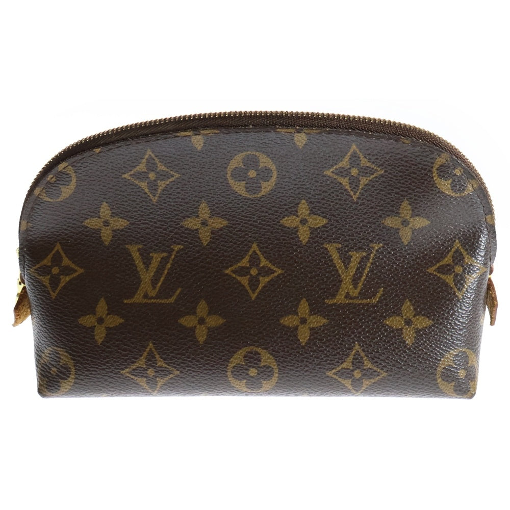 LOUIS VUITTON(ルイヴィトン) モノグラム ポシェット・コスメティック ポーチ ケース 収納 ブラウン ゴールド金具 PVC M47515