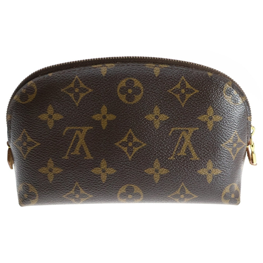 LOUIS VUITTON(ルイヴィトン) モノグラム ポシェット・コスメティック ポーチ ケース 収納 ブラウン ゴールド金具 PVC M47515