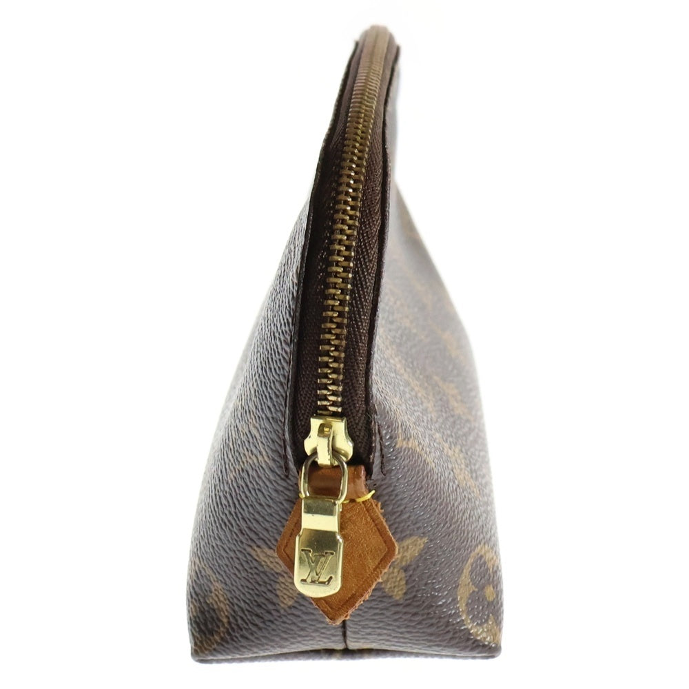 LOUIS VUITTON(ルイヴィトン) モノグラム ポシェット・コスメティック ポーチ ケース 収納 ブラウン ゴールド金具 PVC M47515