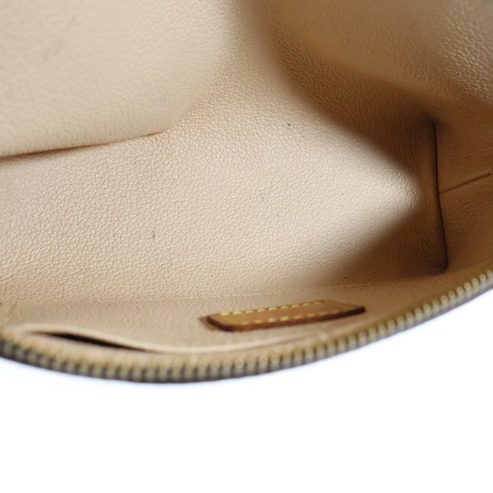 LOUIS VUITTON(ルイヴィトン) モノグラム ポシェット・コスメティック ポーチ ケース 収納 ブラウン ゴールド金具 PVC M47515