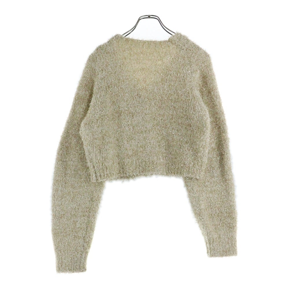 Chico(チコ) ファンシー ニット ラメ カーディガン ベージュ/ゴールド レディース