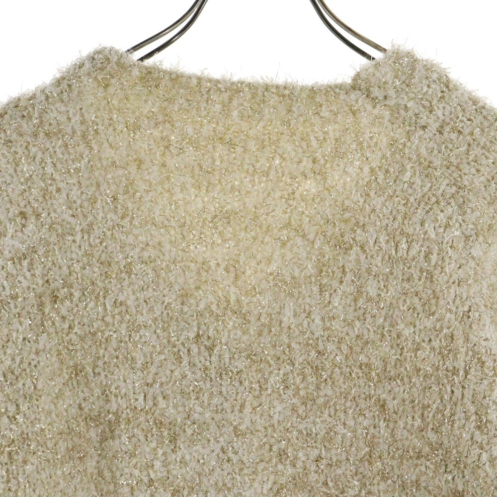 Chico(チコ) ファンシー ニット ラメ カーディガン ベージュ/ゴールド レディース