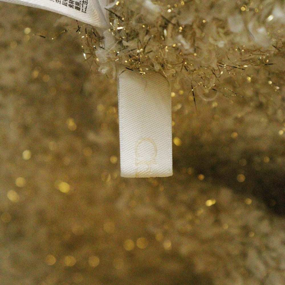 Chico(チコ) ファンシー ニット ラメ カーディガン ベージュ/ゴールド レディース