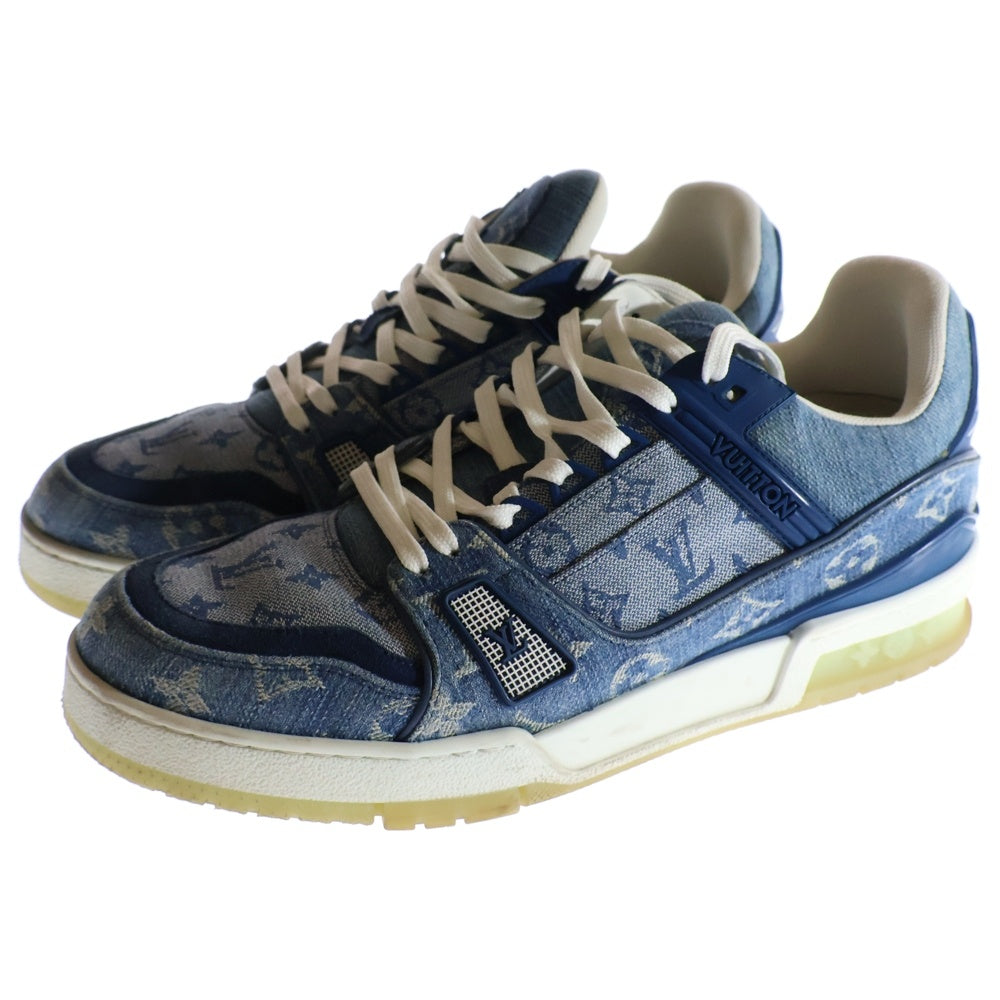 LOUIS VUITTON(ルイヴィトン) LVトレイナー デニム ローカットスニーカー インディゴ 1ADHIW