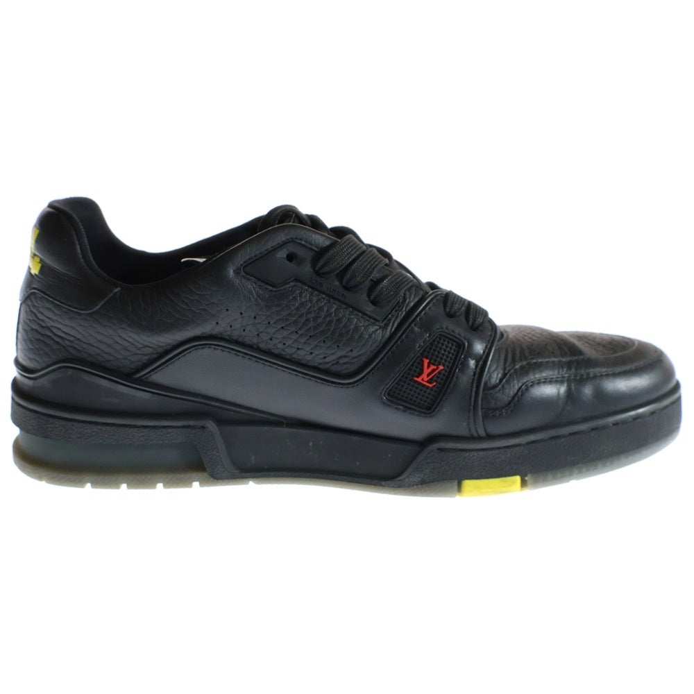 LOUIS VUITTON(ルイヴィトン)LVトレイナー レザー ローカットスニーカー ブラック 1A8ZQ9