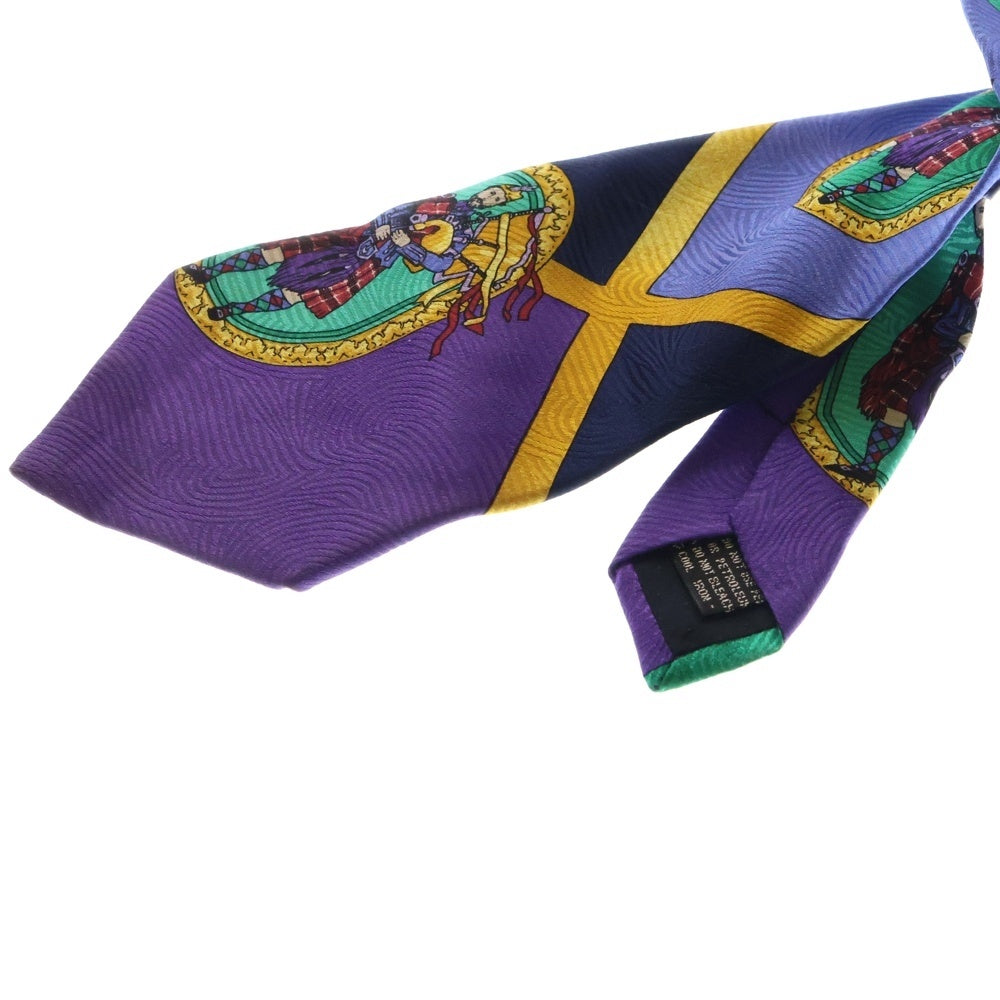 VERSACE(ヴェルサーチ) 総柄 ネクタイ マルチ