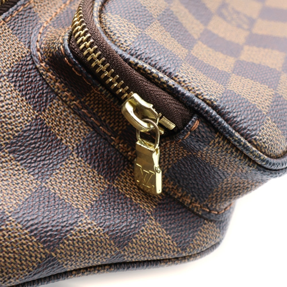 LOUIS VUITTON(ルイヴィトン) ダミエ バムバッグ メルヴィール ボディバッグ ウエストバッグ ブラウン ゴールド金具 レザー×PVC N51172