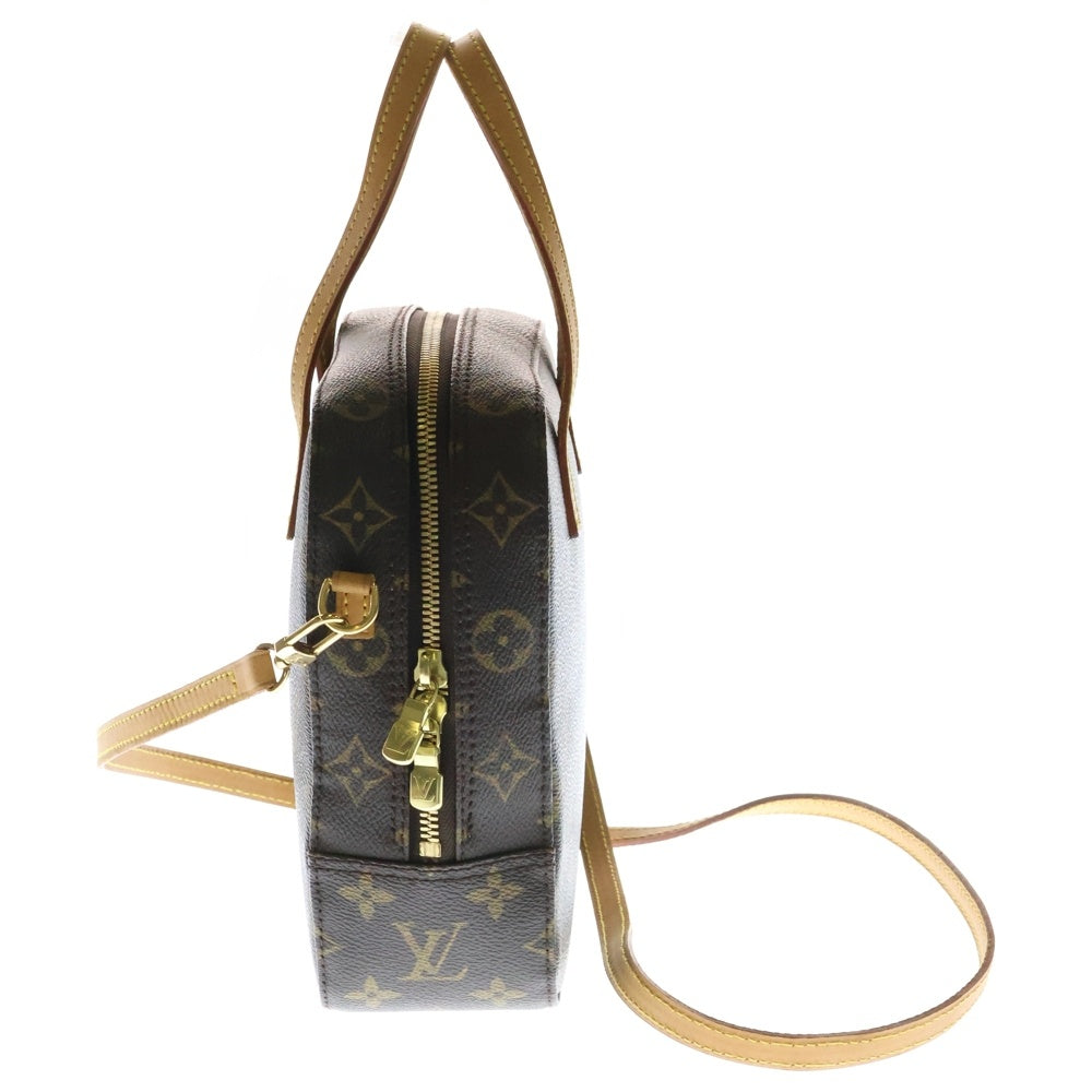 LOUIS VUITTON(ルイヴィトン) モノグラム スポンティーニ 2WAY レザーショルダーバッグ ハンドバッグ ブラウン レディース M47500