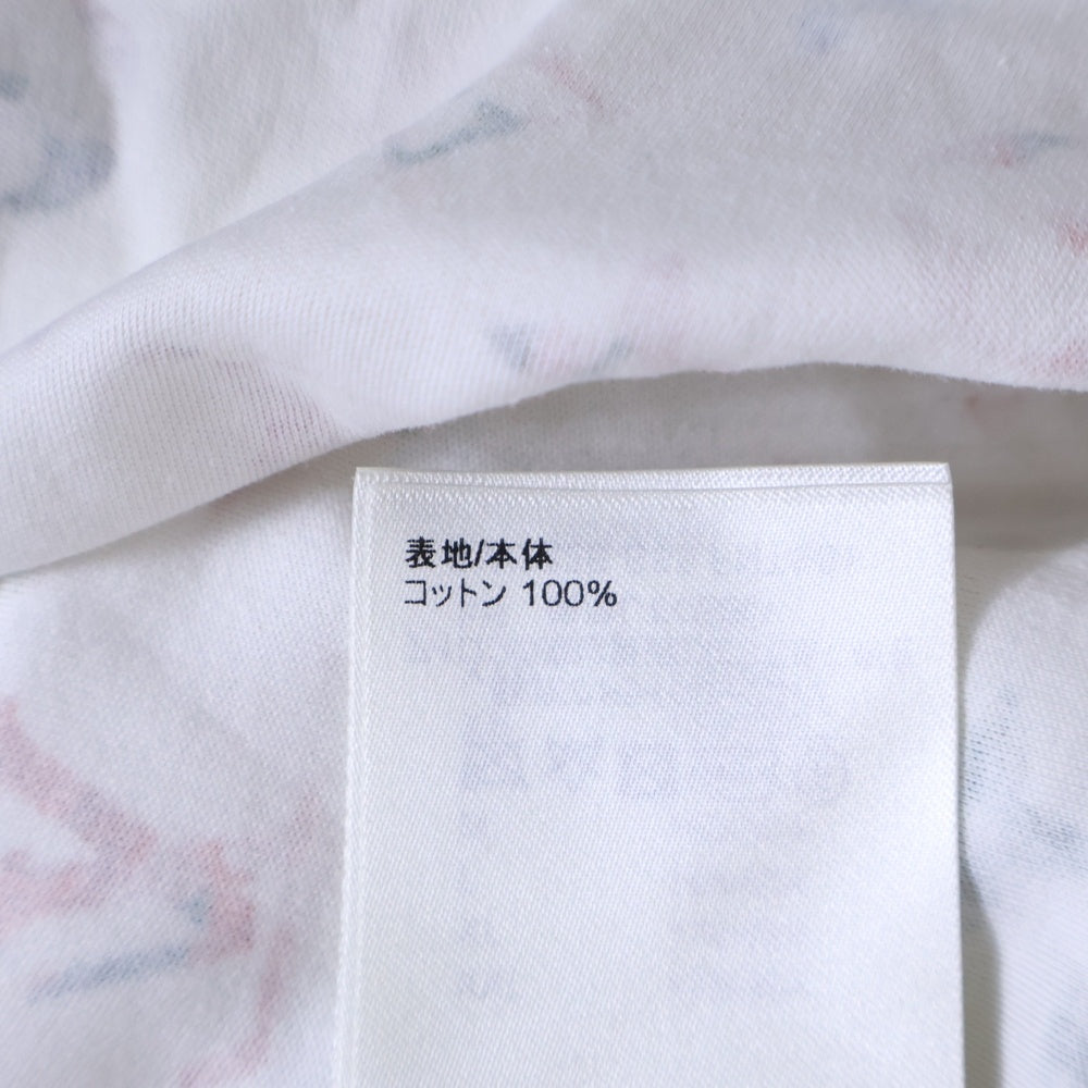 LOUIS VUITTON(ルイヴィトン) 22AW モノグラム クルーネックコットン半袖Tシャツ カットソー ホワイト RW222B SS5 FNTS81