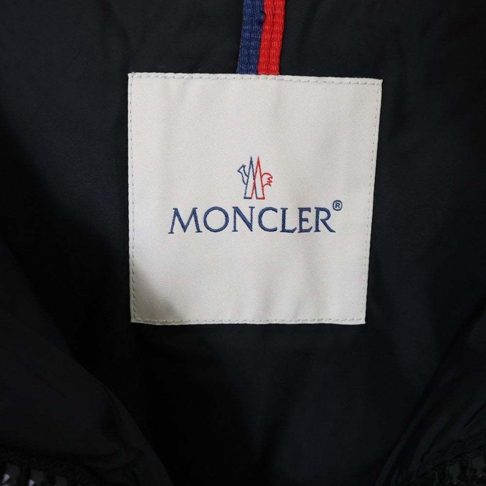MONCLER(モンクレール) 17AW VAUROGETTE ウール切替 フード付ロングダウンジャケット ブラック レディース C20934981185 54155