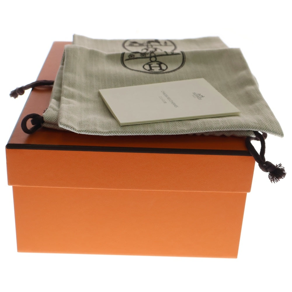 HERMES(エルメス) デスタン ケリーバックル スウェードレザー モカシン ローファー シューズ ピンクゴールド金具 ベージュ レディース