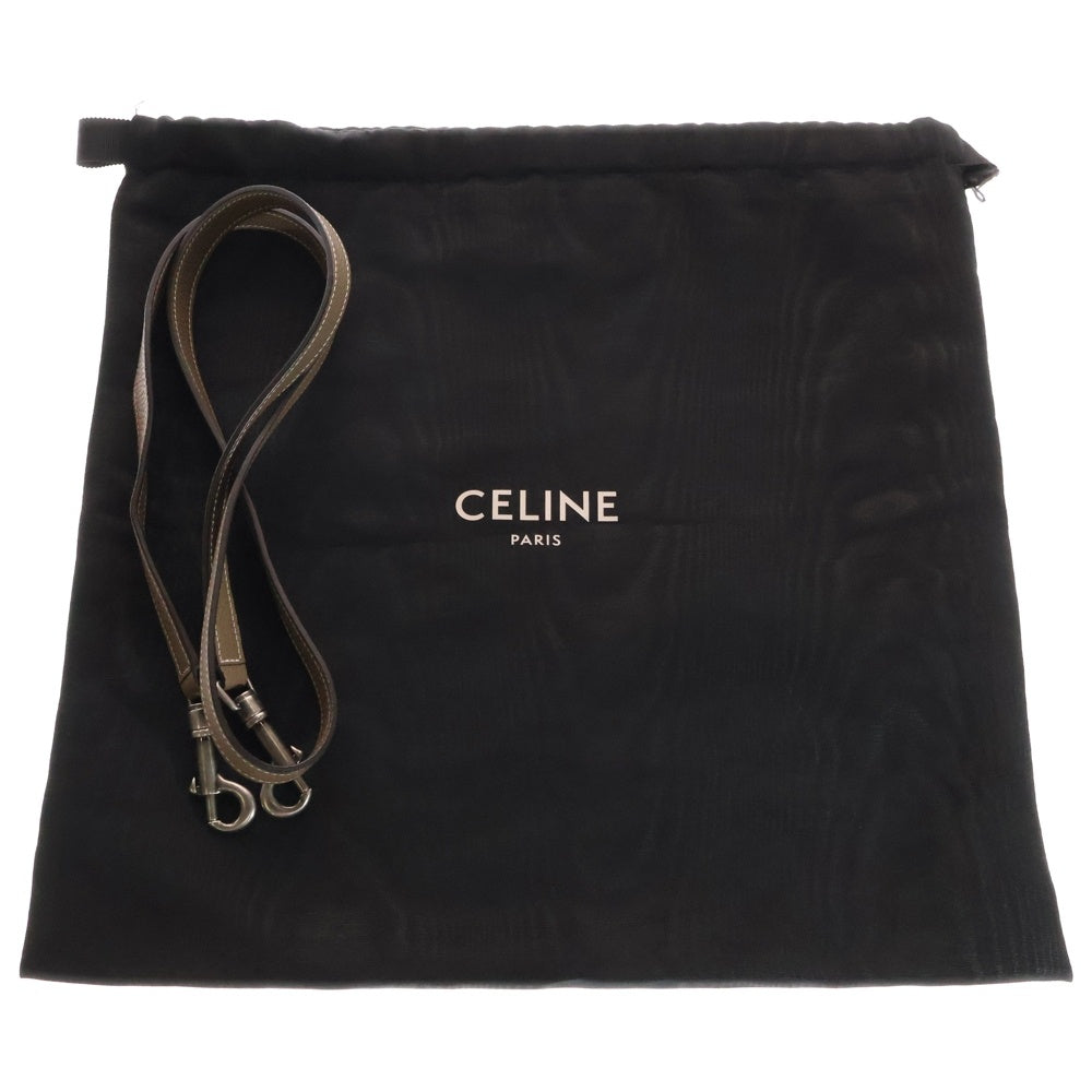 CELINE(セリーヌ) ラゲージ ナノショッパー 2WAY レザーハンドバッグ ショルダーバッグ ベージュ レディース