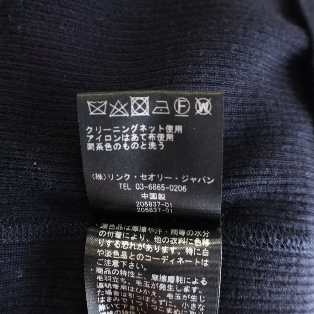 theory(セオリー) 長袖ウールニット ネイビー レディース