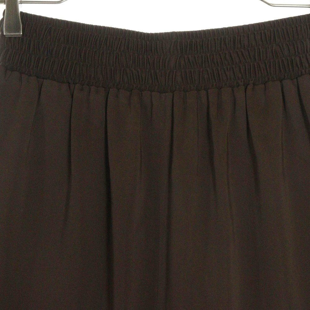 BALENCIAGA(バレンシアガ) 16SS レーヨン ストレート イージーパンツ ブラウン レディース 456875 TUD11